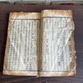 清代木刻大开本【重订外科正宗】第十卷厚本，中医药古籍线装有虫蛀不碍读，大量中医外科临床药方秘方验方，清朝学海堂藏板刻印精美，保真包老