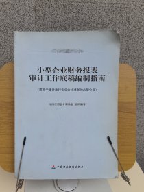 小型企业财务报表审计工作底稿编制指南（适用于审计执行企业会计准则的小型企业）