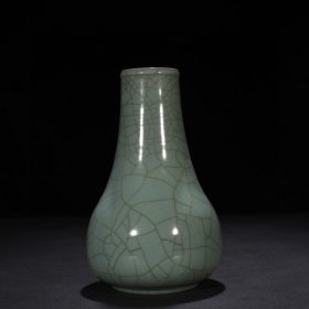宋官窑青釉瓶 23.5*13厘米 900