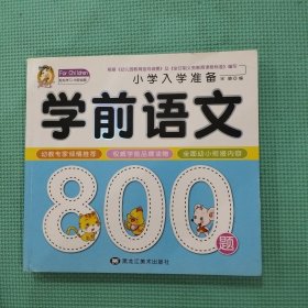 学前语文800题名校小学入学考试准备儿童学前语文教材幼小衔接3-6岁幼儿园大班升学一年级教材