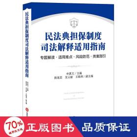 民法典担保制度司法解释适用指南：专题解读·适用难点·风险防范·类案指引