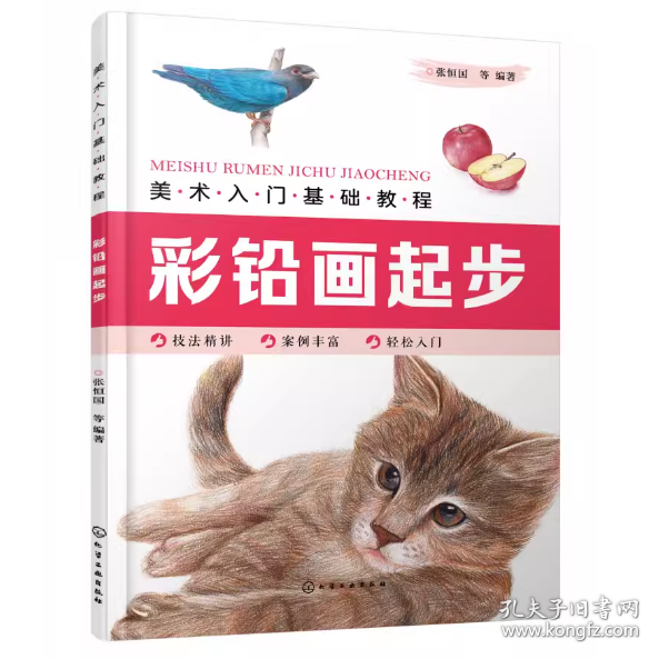 【正版二手】美术入门基础教程彩铅画起步张恒国9787122365774化学工业出版社