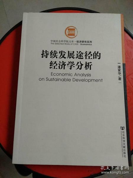 持续发展途径的经济学分析