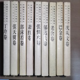 中国现代小说精品 （9本合售）