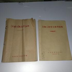 流散文物鉴别手册    文物工作学习参考资料（两册合售）