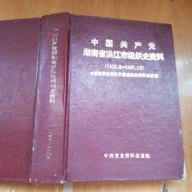 中国共产党湖南省洪江市组织史资料（1926、8---------1987、12）