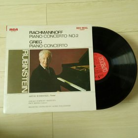 LP黑胶唱片 rubinstein - rachmaninoff - grieg 鲁宾斯坦 钢琴大师名演集