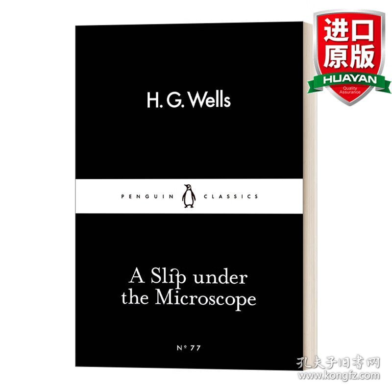 英文原版 A Slip Under the Microscope 显微镜下的滑动 H.G.威尔斯 英文版 进口英语原版书籍