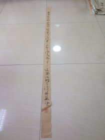 沈鹏 ~ 著名书法家 约90年代书法作品 软片（大长条）200x8厘米 （此画本人无能力鉴定请自鉴购买不退换）