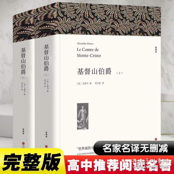 名著精译：基督山伯爵（套装上下全2册文联无删减全译本经典世界名著）