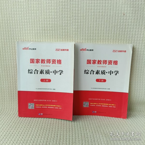 中公教育2019国家教师资格证考试教材：综合素质中学