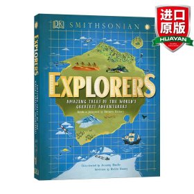 英文原版 Explorers 探险家: 伟大冒险家的惊奇故事 精装 英文版 进口英语原版书籍