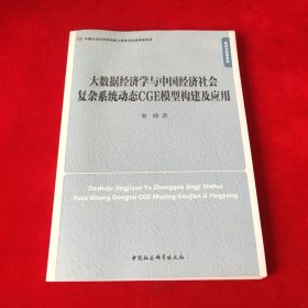 大数据经济学与中国经济社会复杂系统动态CGE模型构建及应用