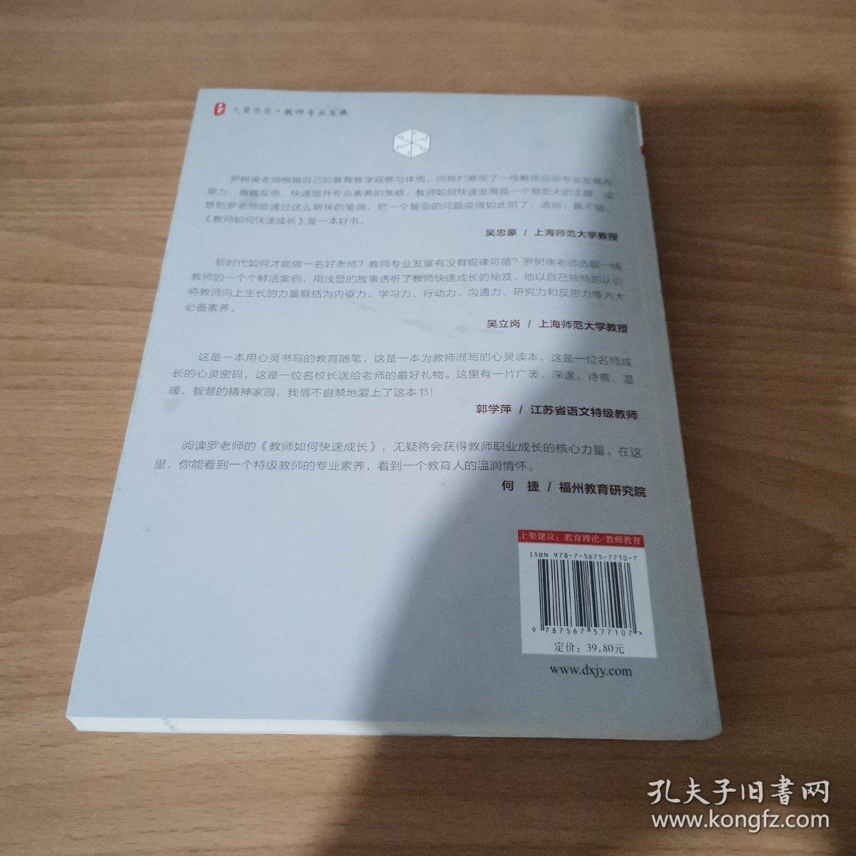 教师如何快速成长：专业发展必备的六大素养 大夏书系