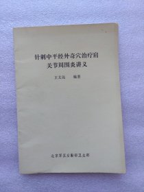 针刺中平经外奇穴治疗肩关节周围炎讲义（著名针灸名家王文远教授一针治疗肩周炎经验集--中平奇穴）