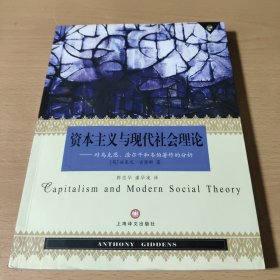 资本主义与现代社会理论：对马克思、涂尔干和韦伯著作的分析