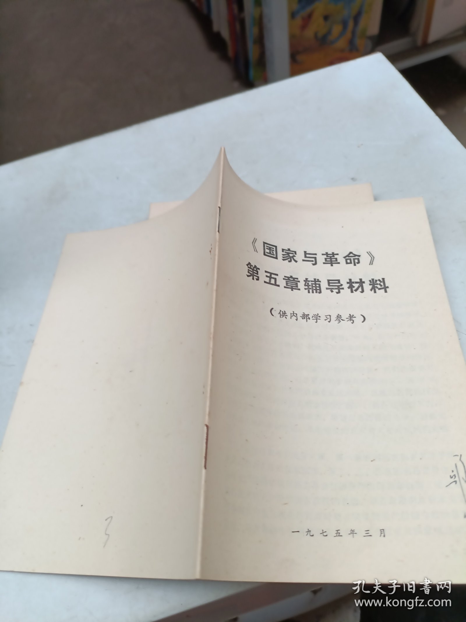 《国家与革命》第五章辅导材料