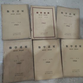 数学进展 1963.1965.1966六册薄本