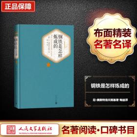 钢铁是怎样炼成的 外国文学名著读物 (苏)尼·奥斯特洛夫斯基 新华正版