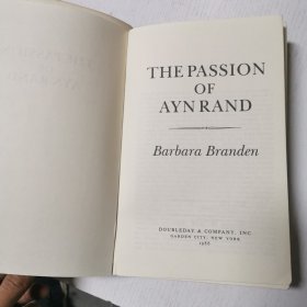 英文原版The Passion of Ayn Rand《安·兰德的激情》