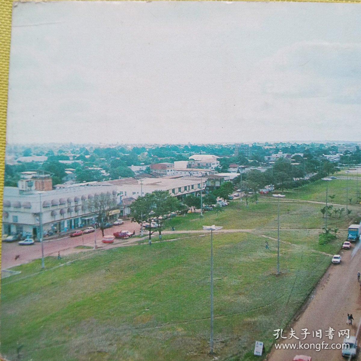 巴西寄往上海的贺年卡一张