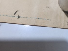 1969年.人间正道是沧桑，全开宣传画，正字缺一块，品如图