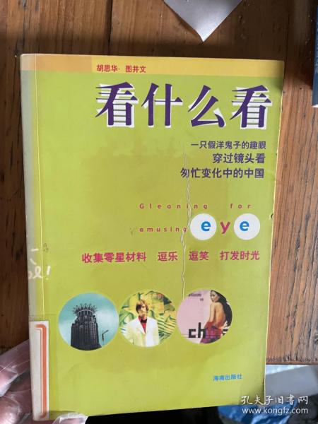 看什么看:一只假洋鬼子的趣眼穿过镜头看匆忙变化中的中国