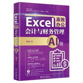 Excel高效办公：会计与财务管理（AI版） 蒋迪 著 北京大学出版社