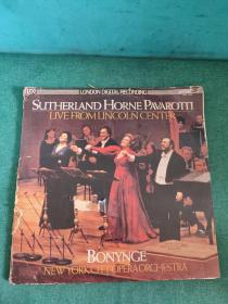 SUTHERLAND HORNE PAVAROTTI LIVE FROM LINCOLN CENTER 萨瑟兰·霍恩·帕瓦罗蒂林肯中心现场直播(黑胶唱片)2张