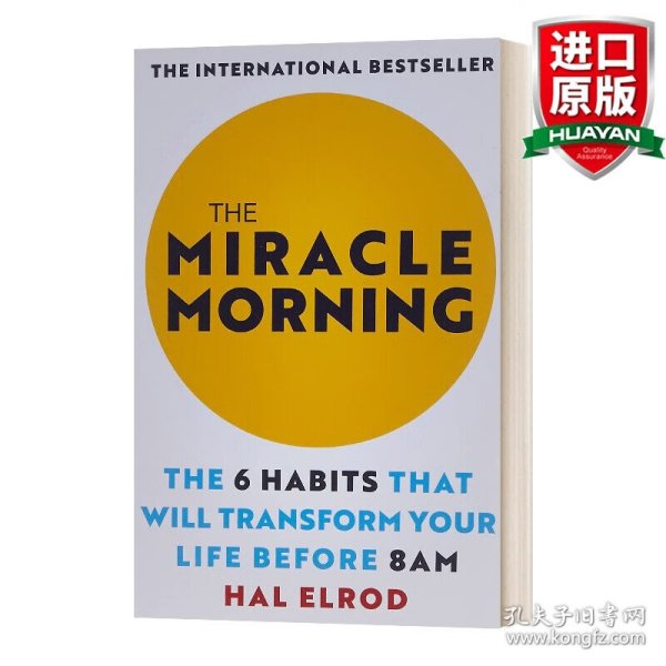 英文原版 The Miracle Morning早起的奇迹 英文版 进口英语原版书籍