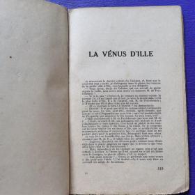 法文原版 carmen precedee de la venus d'ille et de colomba 卡尔曼（无边本）