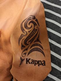 KAPPA 背靠背 男式上半身战士肌肉印花防晒衣 适合身高170左右的