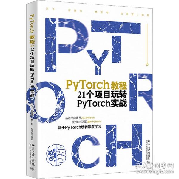 PyTorch教程：21个项目玩转PyTorch实战 通过经典项目入门 PyTorch 王飞等著