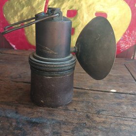 下乡收到铜的嘎石灯，品相好，