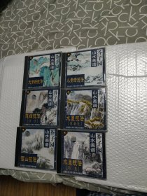 1VCD 芥子园山水画谱 6盒合售