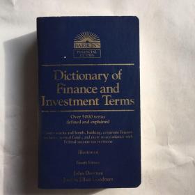 Dictionary of Finance and Investment Terms:Over 5,000 terms 金融和投资术语词典