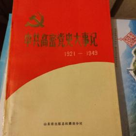 中共高密党史大事记1921~1949