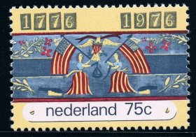 荷兰1976美国独立两百年1全新