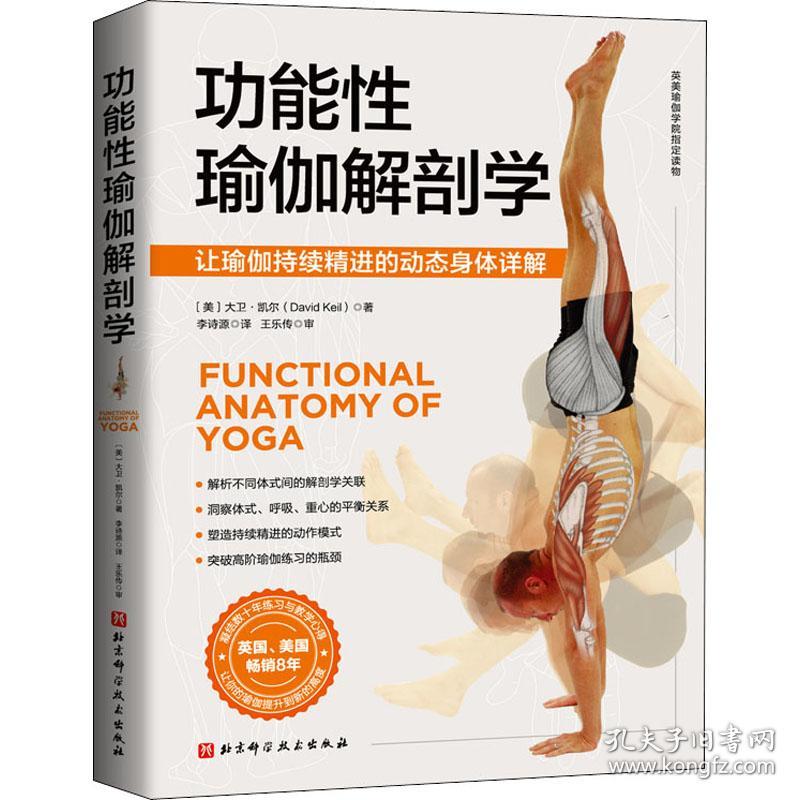 功能瑜伽解剖学 生活休闲 (美)大卫·凯尔 新华正版