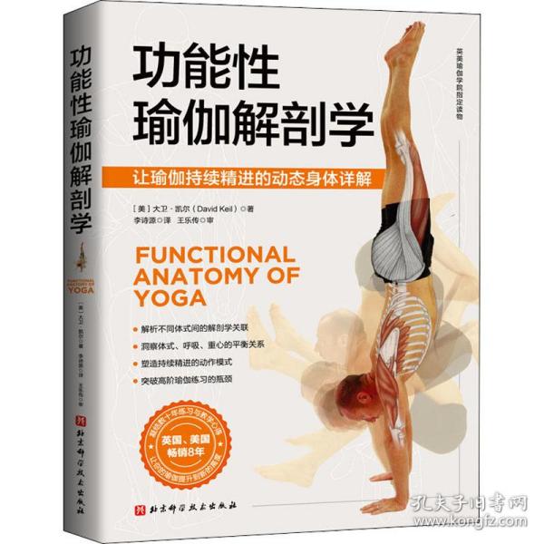 功能瑜伽解剖学 生活休闲 (美)大卫·凯尔 新华正版