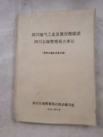 四川油气工业发展历程大事记