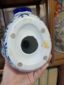 青花母鸡一对儿