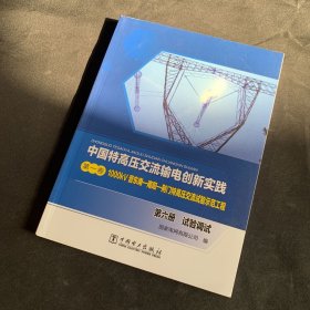 中国特高压交流输电创新实践 第一卷 1000kV晋东南—南阳—荆门特高压交流试验示范工程 第六册 试验调试