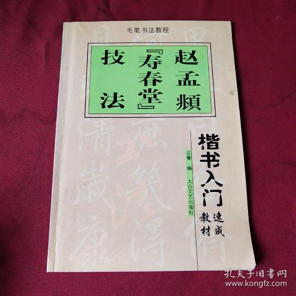 楷书入门速成教材·毛笔书法教程：柳公权《玄秘塔》技法