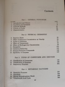 Outlines of Enzyme Chemistry 〈酶化学概论〉目录见图