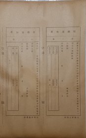 民国 电话 装机 移机 拆机 通知单 电话局 营业科 工务科 会计科 一组三份 26*16cm