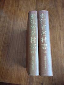 浙江省名村志 上下册