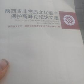 陕西省非物质文化遗产保护高峰论坛论文集