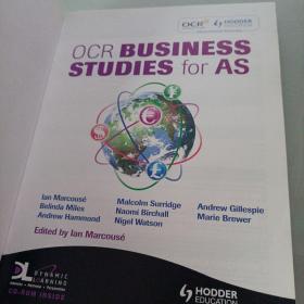 OCR BUSINESS STUDIES FOR AS