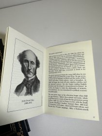 《政治著作选》约翰·穆勒，Franklin Library John Stuart Mill Political Writings，富兰克林出版社1982年出版100 Greatest系列限量收藏版精装书